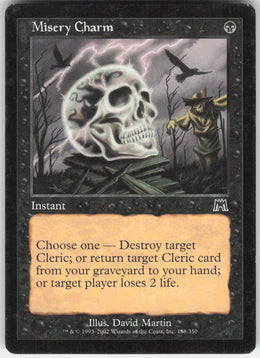 Misery Charm #158/350 Non-Foil