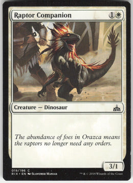 Raptor Companion #19/196 Non-Foil