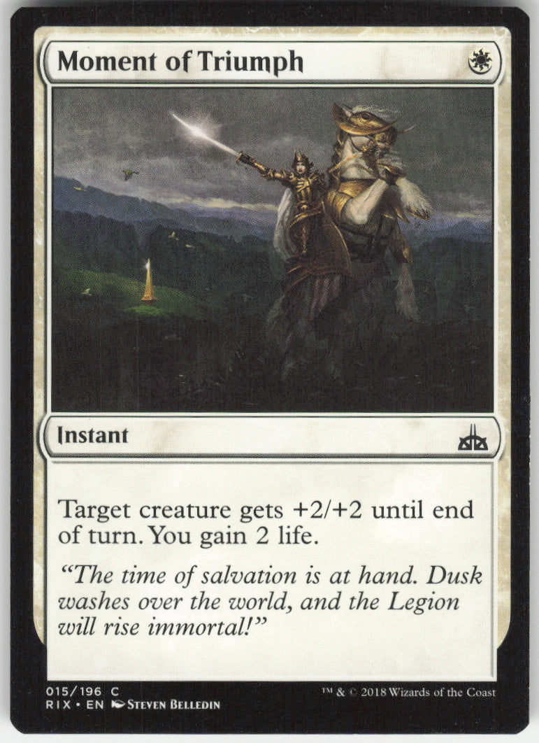 Moment of Triumph #15/196 Non-Foil