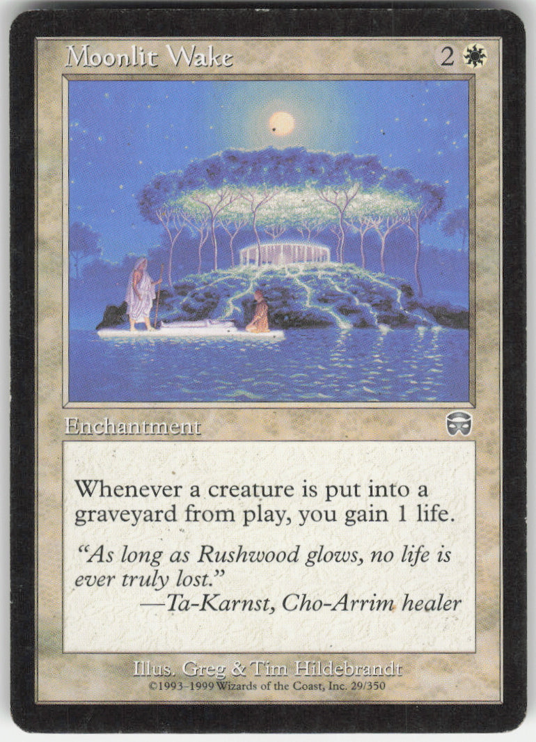 Moonlit Wake #29/350 Non-Foil