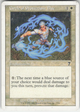 Circle of Protection: Blue #7/350 Non-Foil
