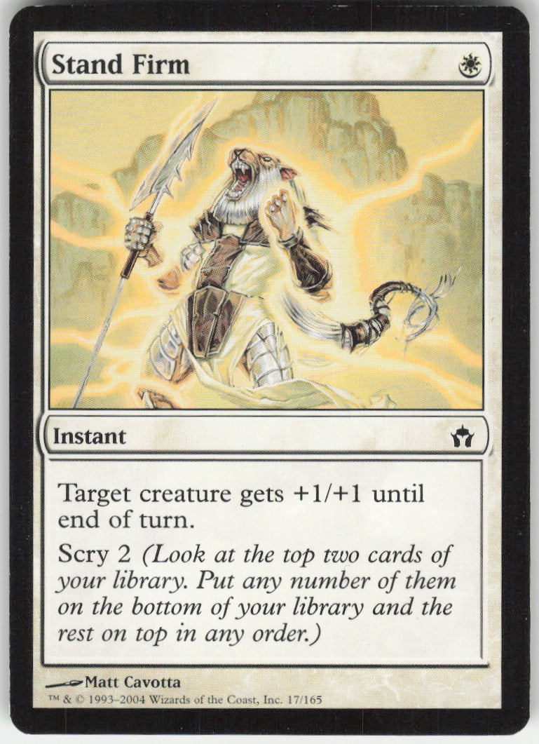 Stand Firm #17/165 Non-Foil