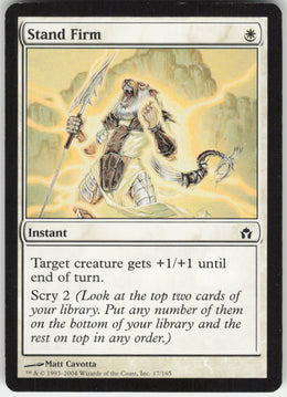 Stand Firm #17/165 Non-Foil