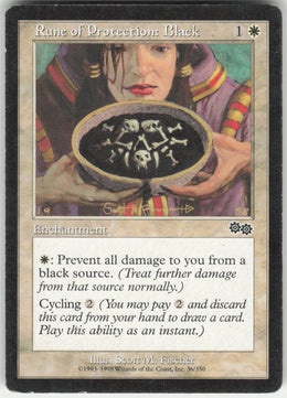 Rune of Protection: Black #36/350 Non-Foil
