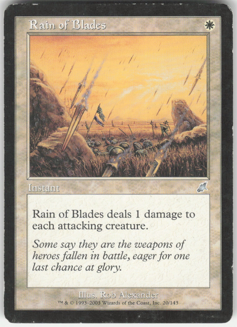 Rain of Blades #20/143 Non-Foil
