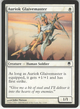 Auriok Glaivemaster #1/165 Non-Foil