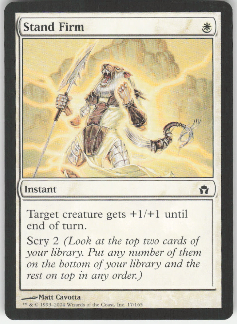 Stand Firm #17/165 Non-Foil