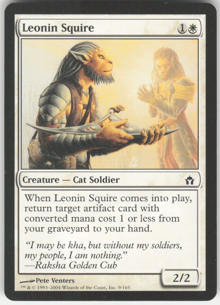 Leonin Squire #9/165 Non-Foil