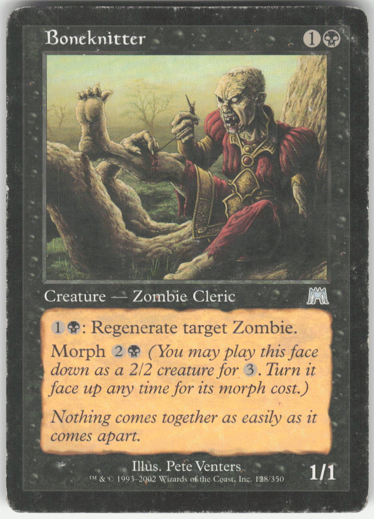 Boneknitter #128/350 Non-Foil