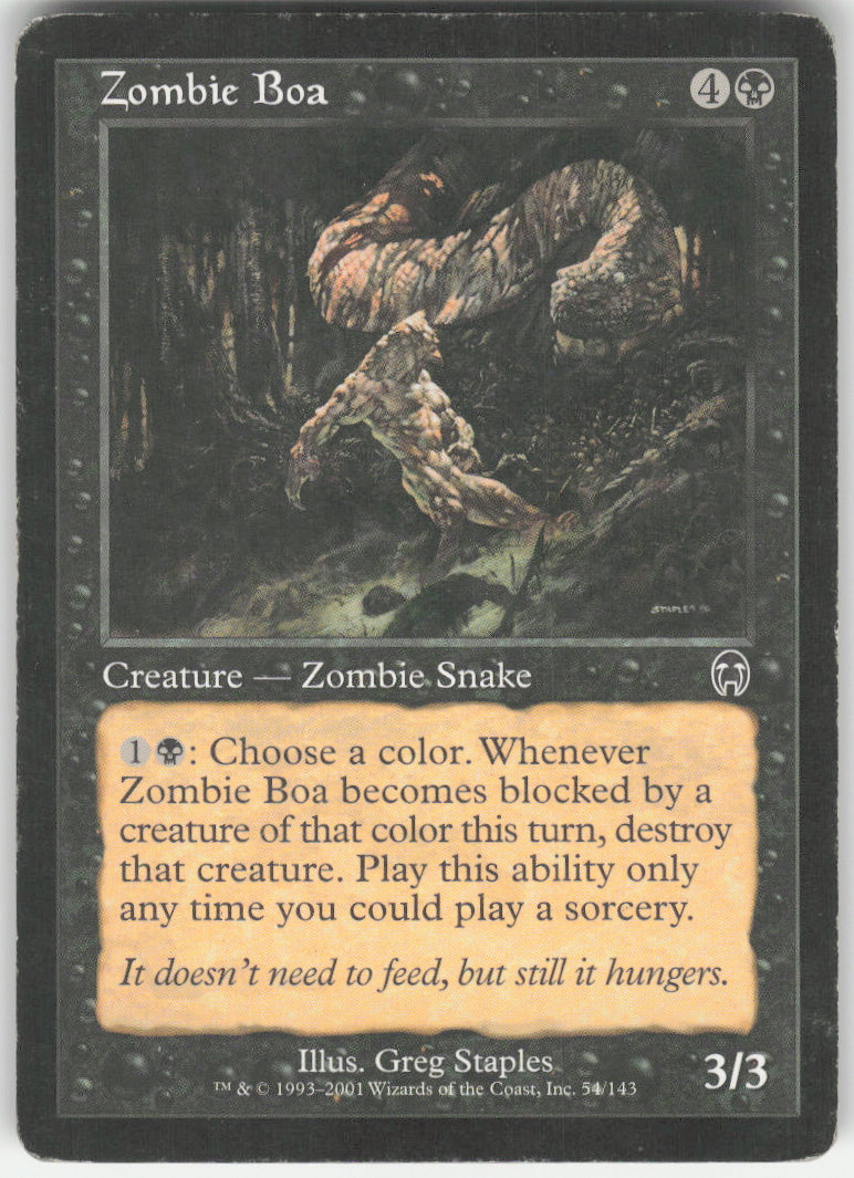 Zombie Boa #54/143 Non-Foil