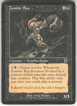 Zombie Boa #54/143 Non-Foil