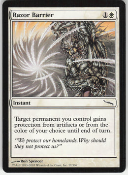 Razor Barrier #17/306 Non-Foil