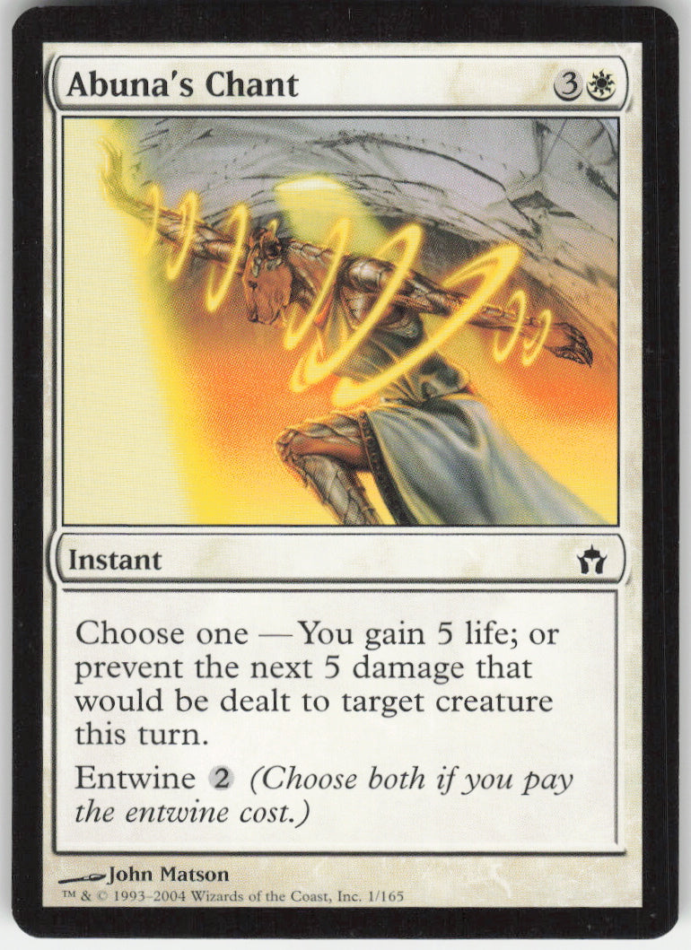 Abuna's Chant #1/165 Non-Foil