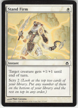 Stand Firm #17/165 Non-Foil