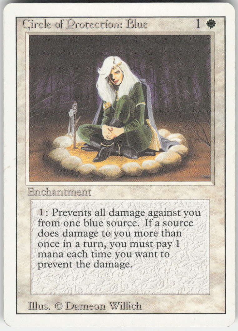 Circle of Protection: Blue #10 Non-Foil