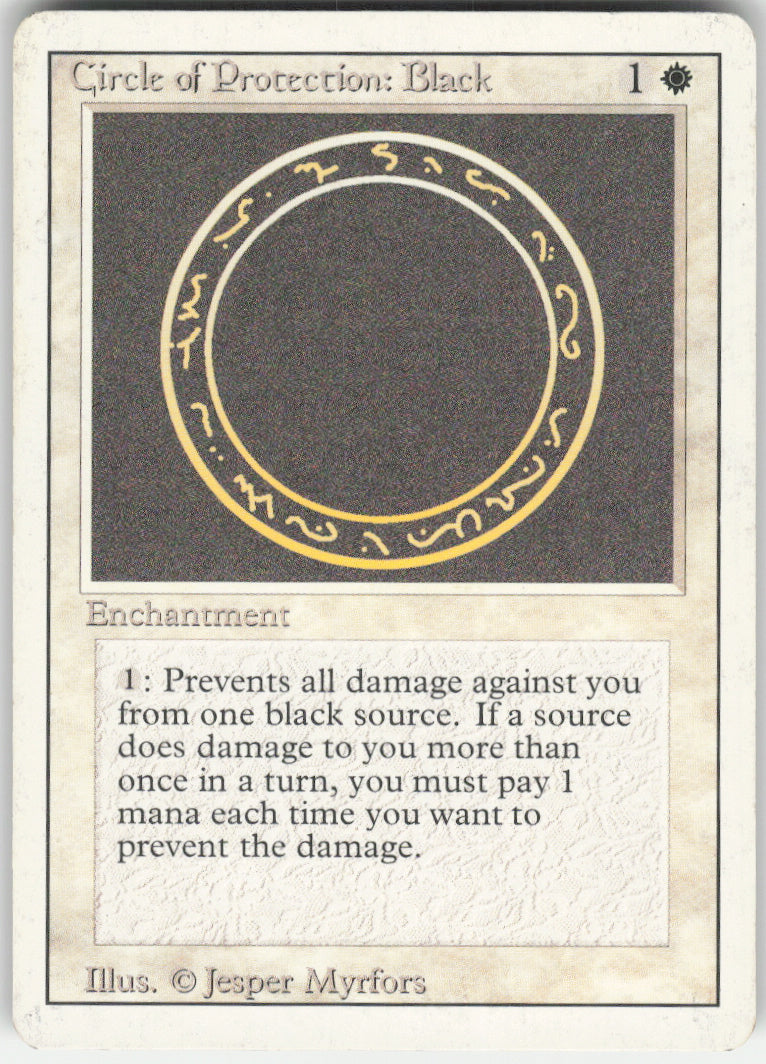 Circle of Protection: Black #10 Non-Foil