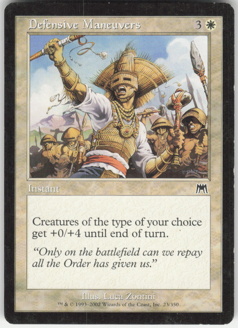 Defensive Maneuvers #23/350 Non-Foil