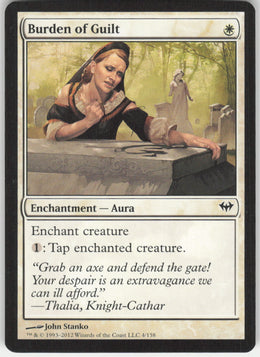 Burden of Guilt #4/158 Non-Foil