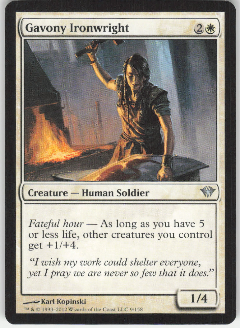 Gavony Ironwright #9/158 Non-Foil