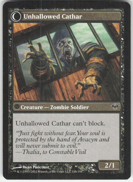 Loyal Cathar // Unhallowed Cathar #13/158 Non-Foil
