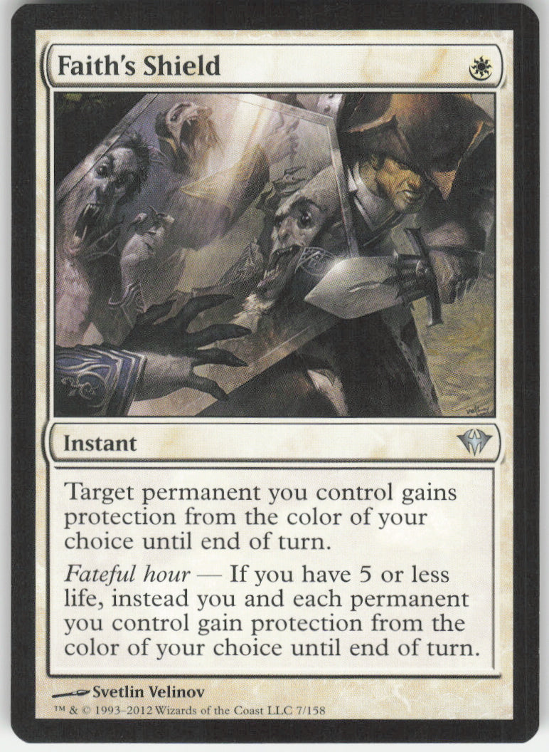 Faith's Shield #7/158 Non-Foil