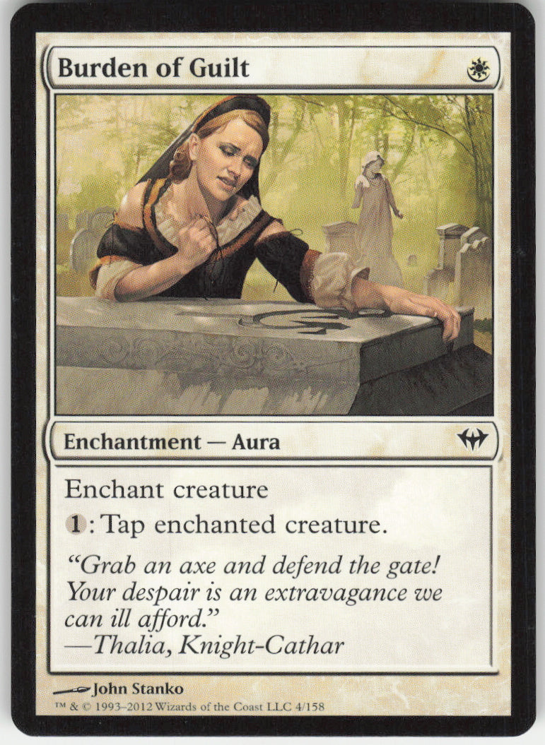 Burden of Guilt #4/158 Non-Foil