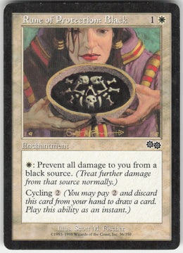 Rune of Protection: Black #36/350 Non-Foil