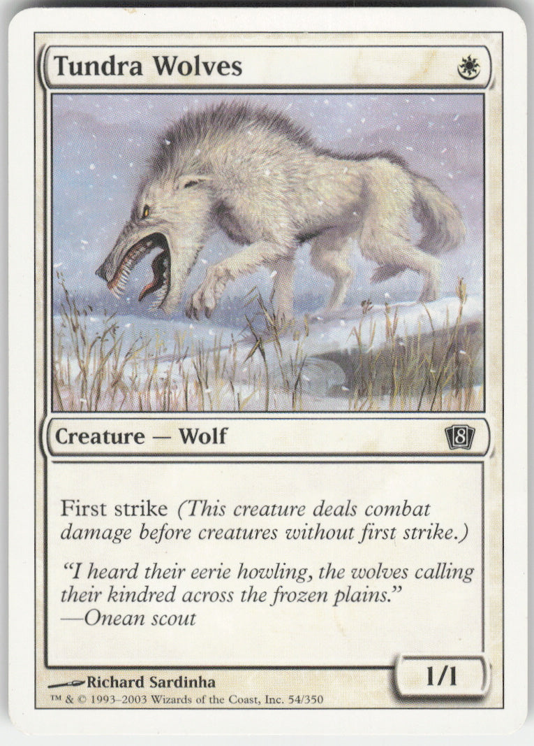 Tundra Wolves #54/350 Non-Foil