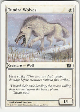 Tundra Wolves #54/350 Non-Foil