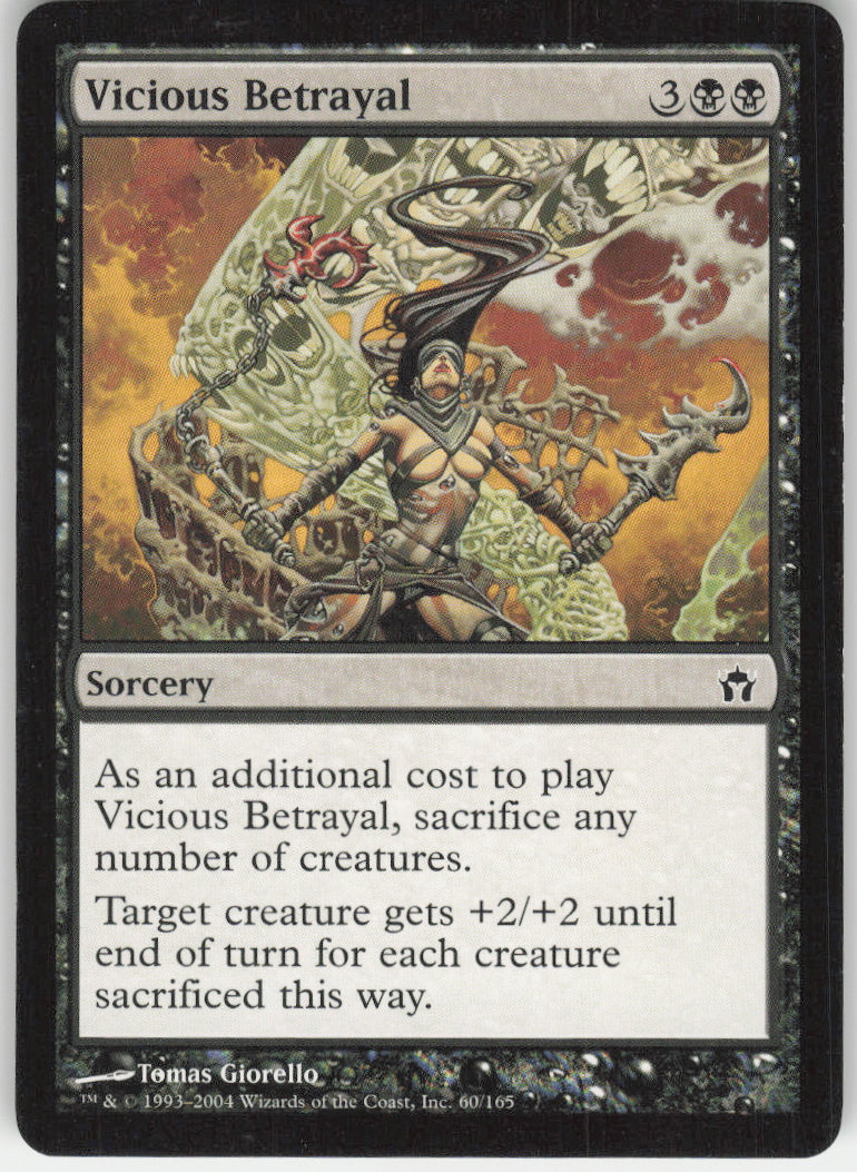 Vicious Betrayal #60/165 Non-Foil