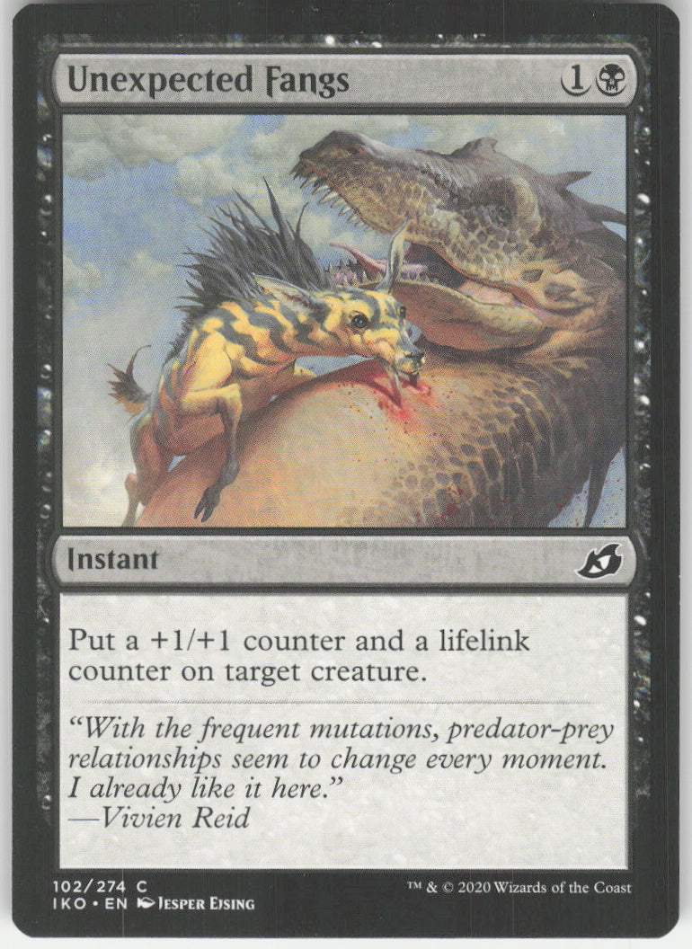 Unexpected Fangs #102/274 Non-Foil