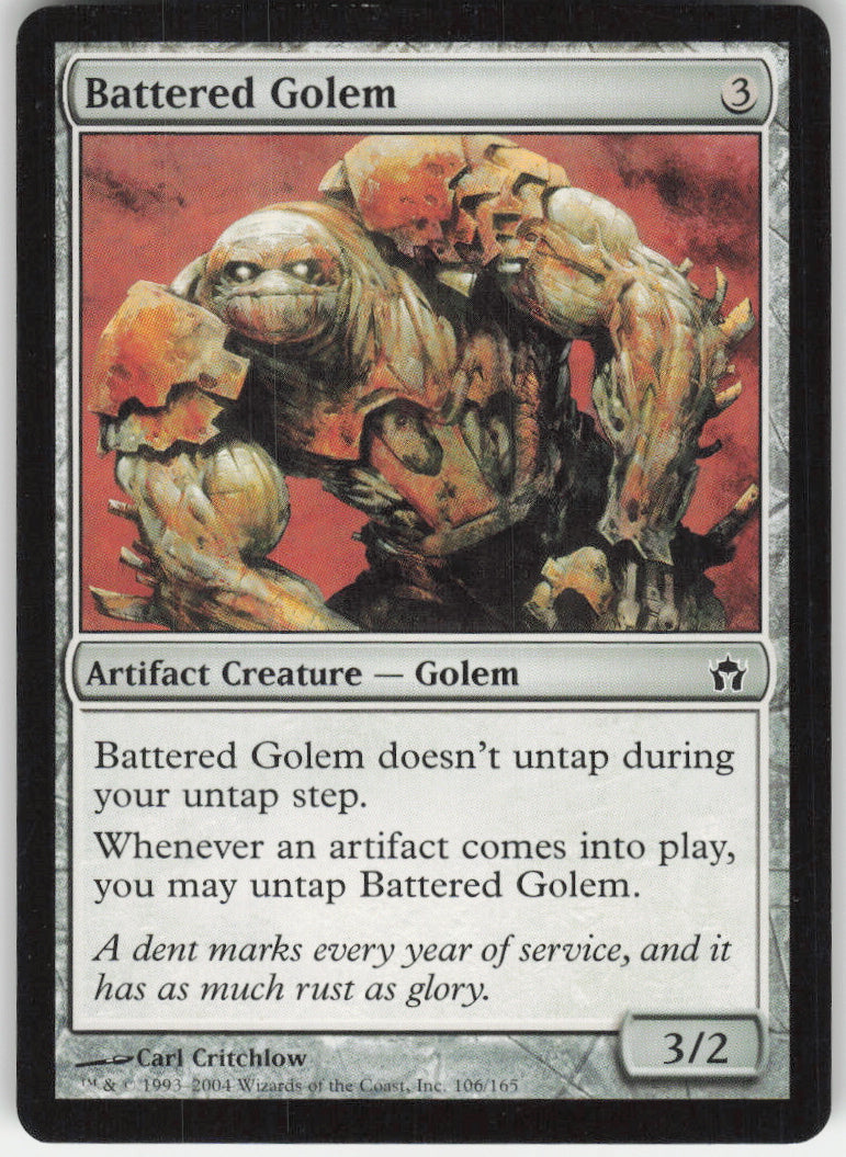 Battered Golem #106/165 Non-Foil