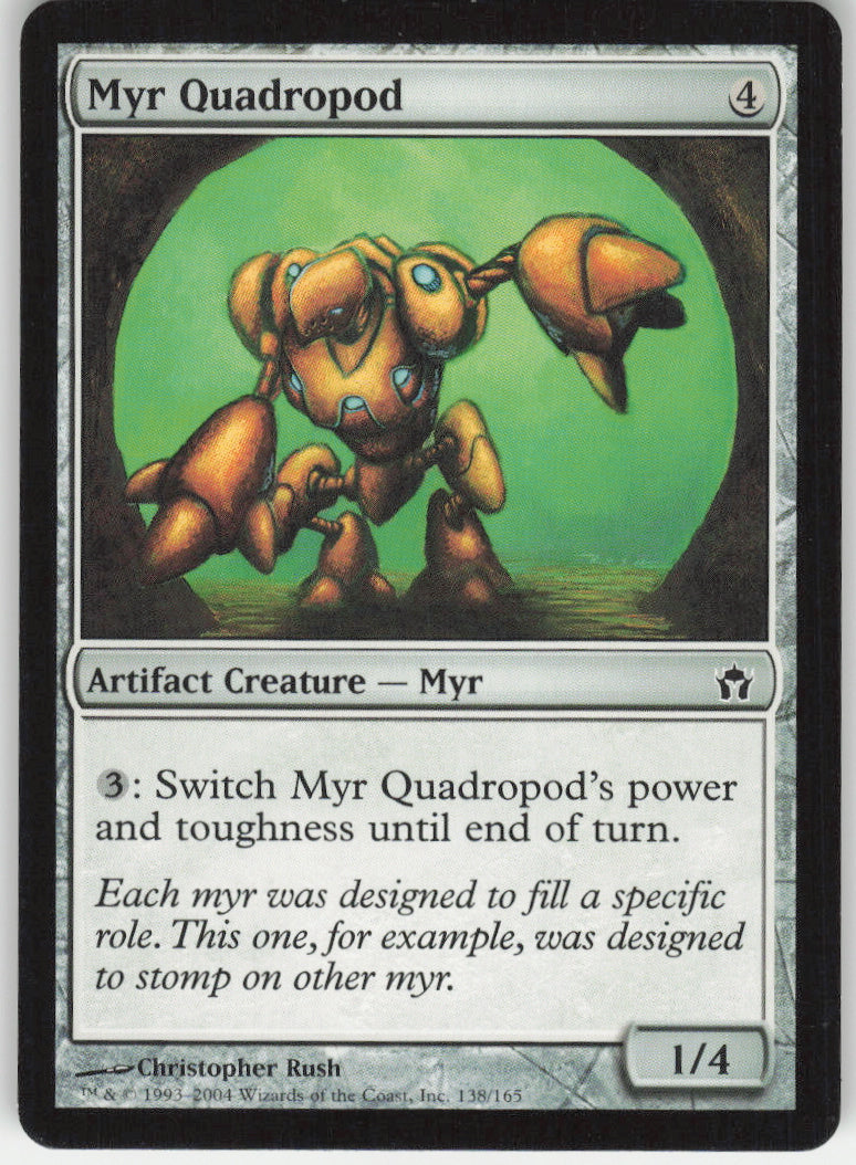 Myr Quadropod #138/165 Non-Foil