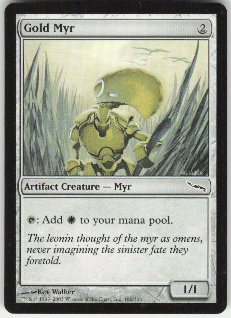 Gold Myr #180/306 Non-Foil