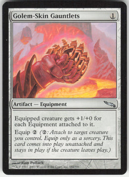 Golem-Skin Gauntlets #181/306 Non-Foil