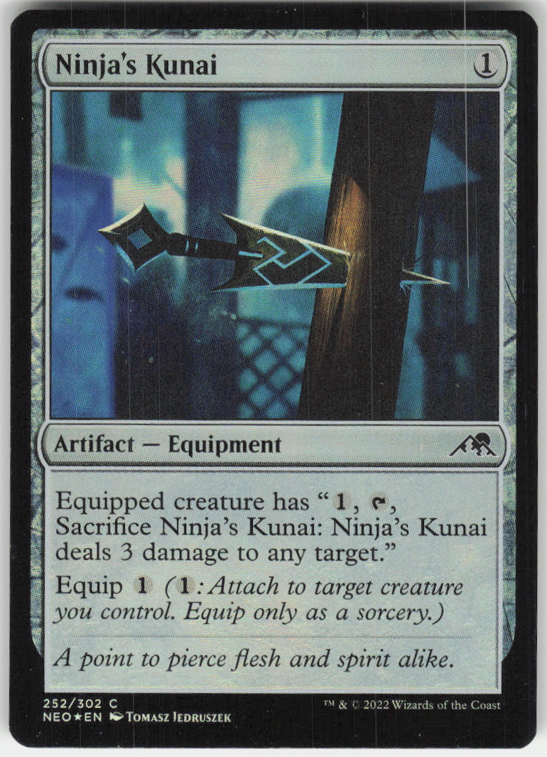 Ninja's Kunai #252/302 Non-Foil