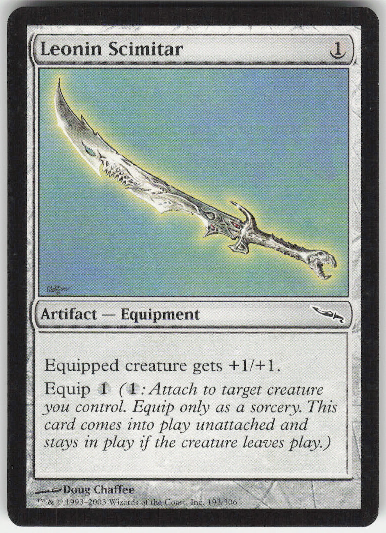 Leonin Scimitar #193/306 Non-Foil