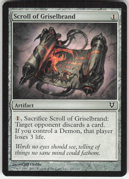 Scroll of Griselbrand #221/244 Non-Foil