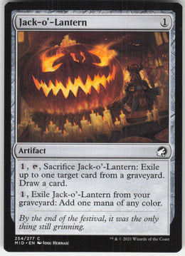 Jack-o'-Lantern #254/277 Non-Foil