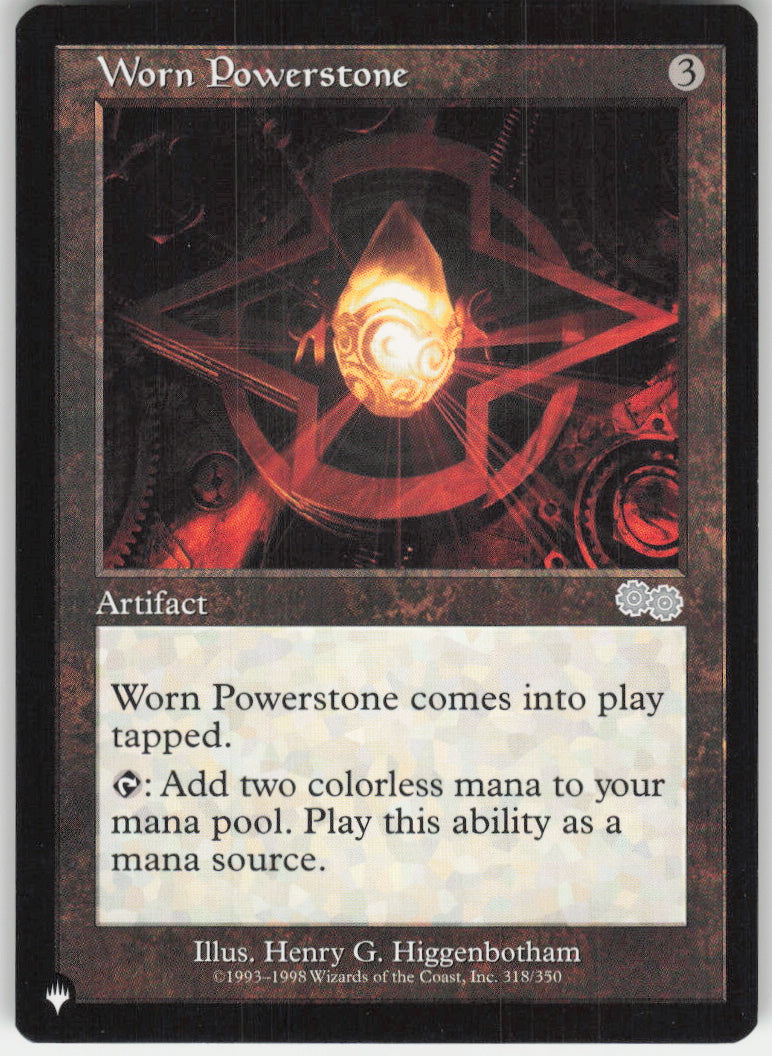 Worn Powerstone #318/350 Non-Foil