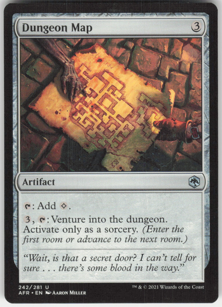 Dungeon Map #242/281 Non-Foil