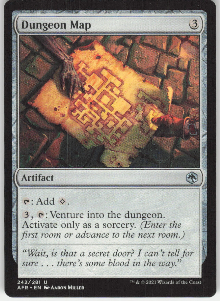Dungeon Map #242/281 Non-Foil