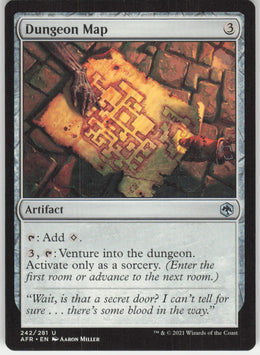 Dungeon Map #242/281 Non-Foil