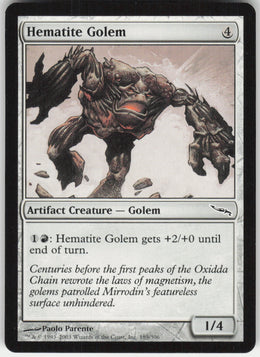 Hematite Golem #185/306 Non-Foil