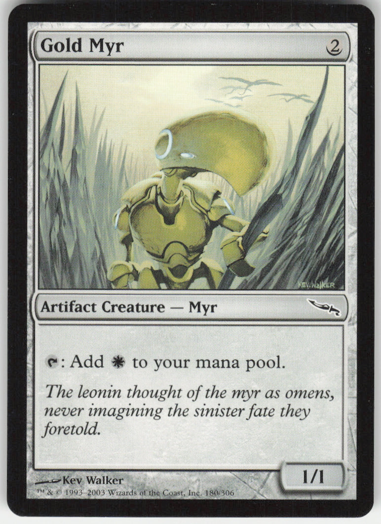 Gold Myr #180/306 Non-Foil