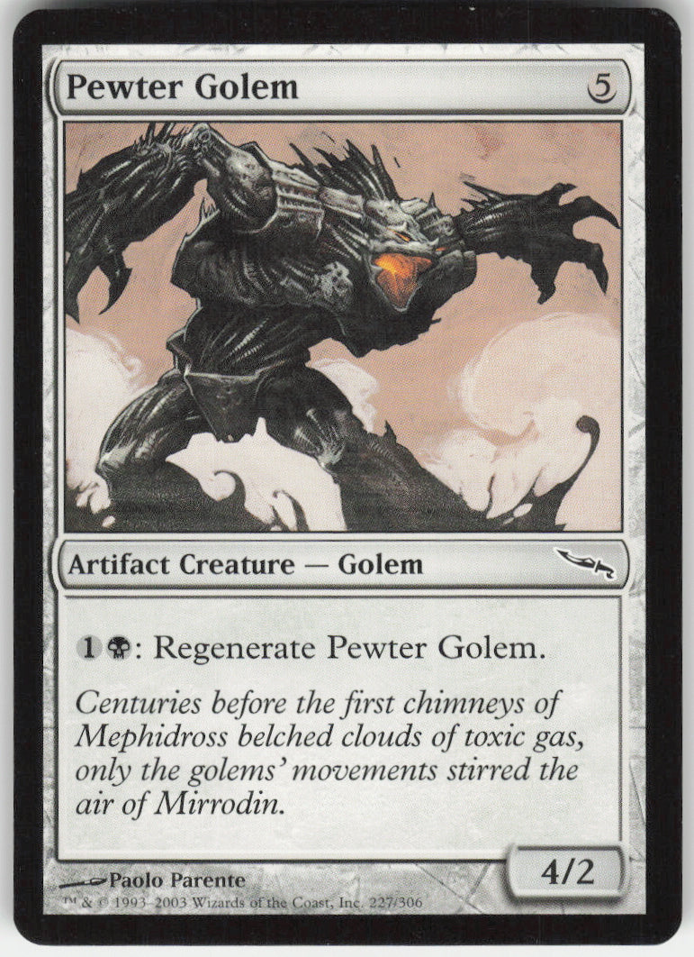 Pewter Golem #227/306 Non-Foil