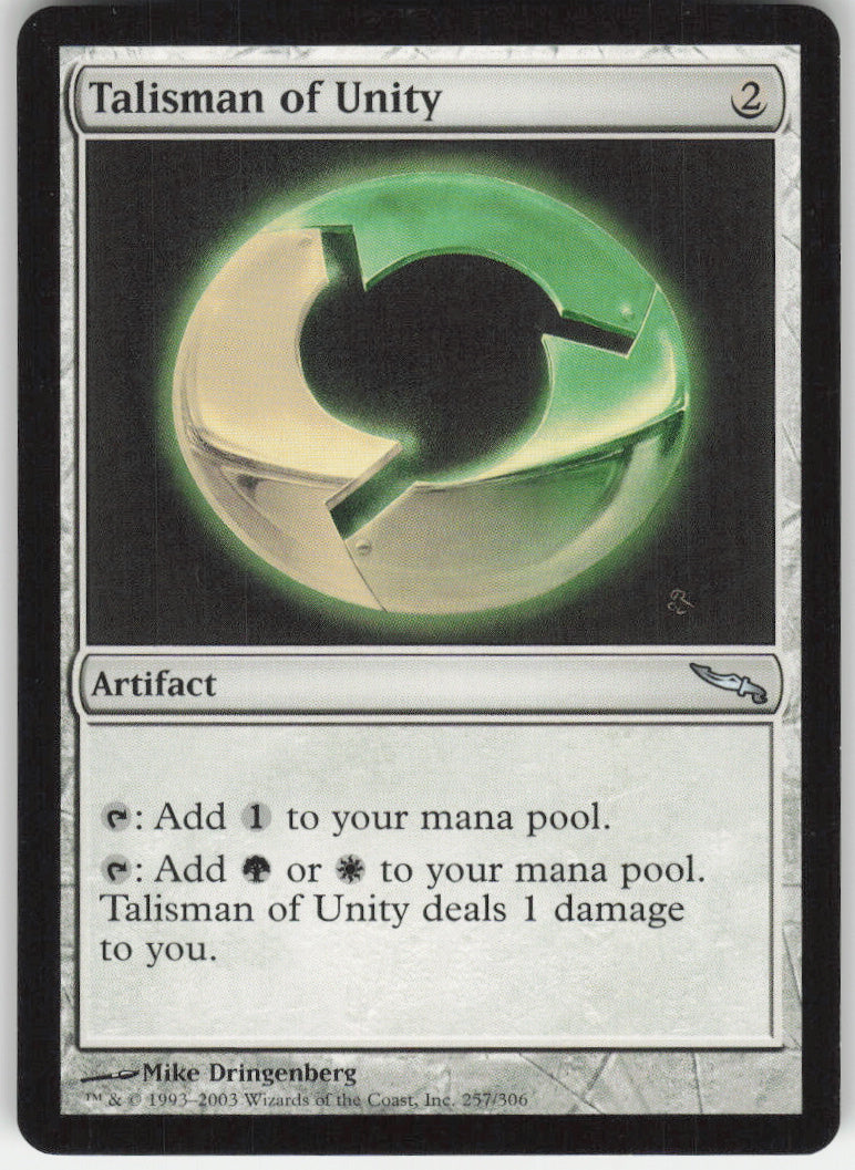 Talisman of Unity #257/306 Non-Foil