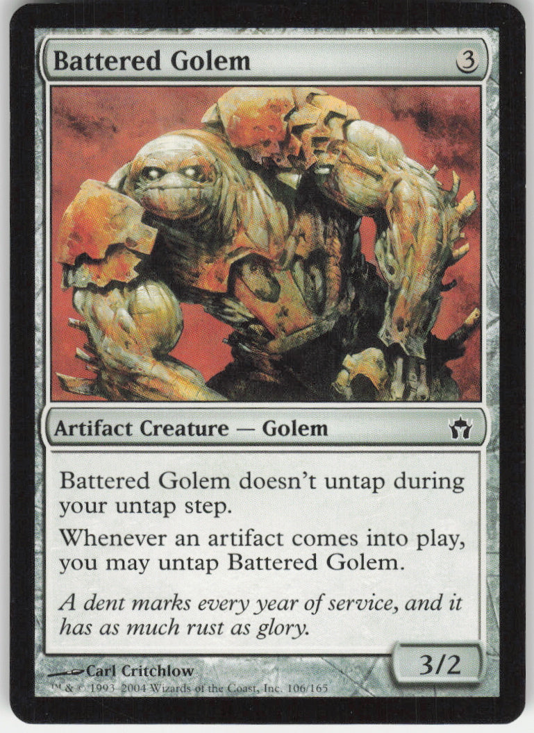 Battered Golem #106/165 Non-Foil