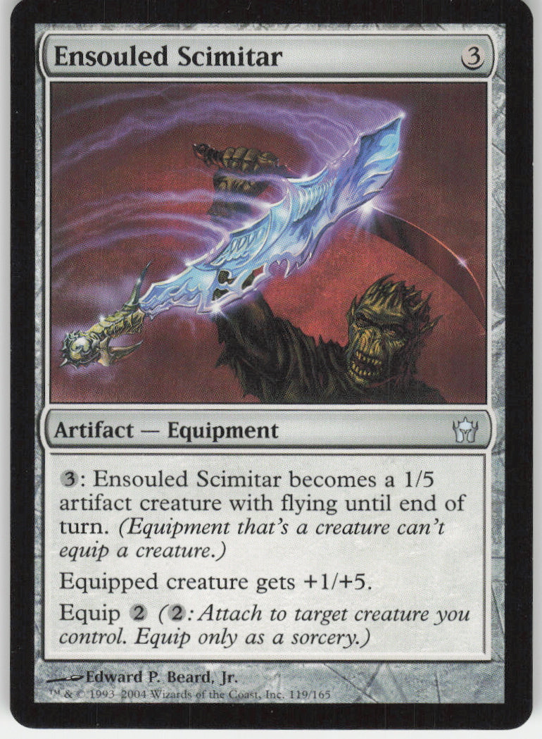 Ensouled Scimitar #119/165 Non-Foil