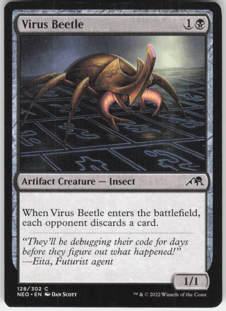 Virus Beetle #128/302 Non-Foil